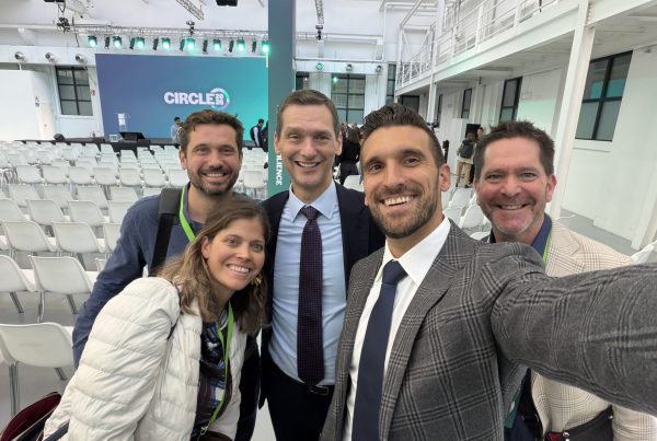 BEE Incorporations team at GBCI Europe Circle 2026 conference venue in Milan, May 2026
