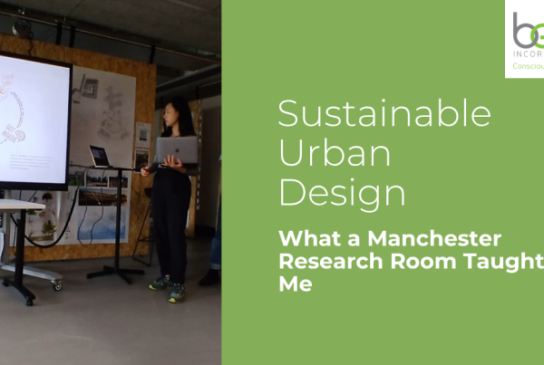 Sustainable urban design blog banner, Jade Wong presenting at Livable Cities 2026 in Manchester